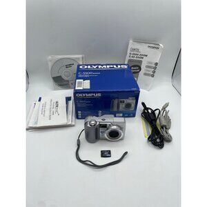 OLYMPUS C-5500 CAMEDIA DIGITAL CAMERA 5.1 MEGAPIXEL TESTED Working